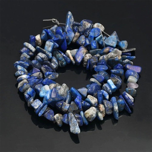 Natural stone chip beads - 16",