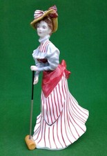 ROYAL DOULTON - CROQUET - BRITISH SPORTING HERITAGE - HN3470 - LIMITED EDITION.