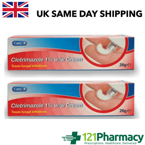 Clotrimazole cream 20g x2 - clotrimazole,