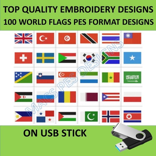 World country flags 100 pes - 100,