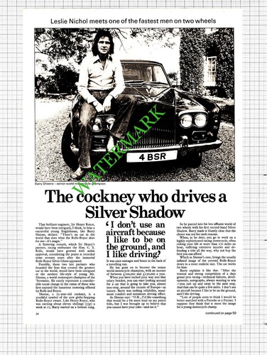 Barry sheene rolls royce - sheene,