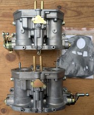 Genuine Italian Made Dellorto DRLA 36 D&S Pair Dual Twin Carbs Set Aircooled VW