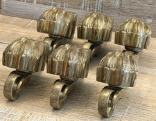 X6 ANTIQUE BRASS LIONS FEET