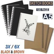 Sketch book pad wirebound - a5,