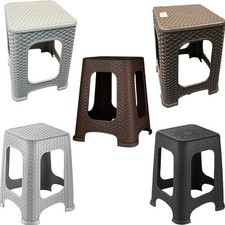Rattan Step Stool Plastic