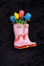 Tulips & Pink Wellies