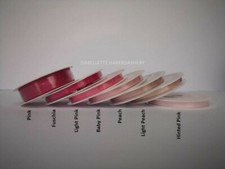 Roll of Double Satin Ribbon 3-25mm Wide & Thin Ribbon Narrow Ribbon Christmas