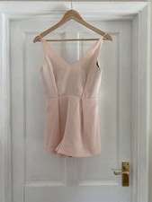 Topshop light pink playsuit 