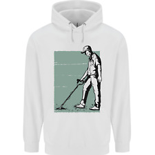 A Man Metal Detecting Detector Detect Childrens Kids Hoodie