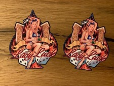 2x Lucky Ace Decal Poker