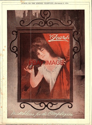 1914 advert for pears soap - for,