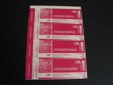STEREOPHONICS SET 4 TICKETS