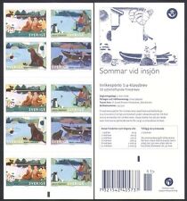 Sweden 2006 Lake/Dog/Frog/Fishing/Boat/Nature/Leisure/Animals 10v bklt (n34011)