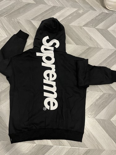 Supreme satin applique black - supreme,