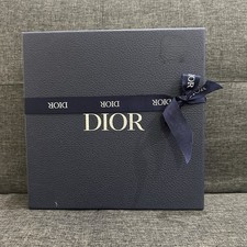 Authentic Dior Blue Gift Box with Ribbon and Tissue – Designer Packagi