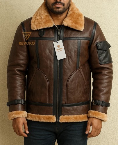 Men shearling leather - men’s,