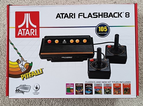 Atari flashback pitfall 40th - pitfall,