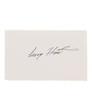 Larry Flynt Signed Index Card