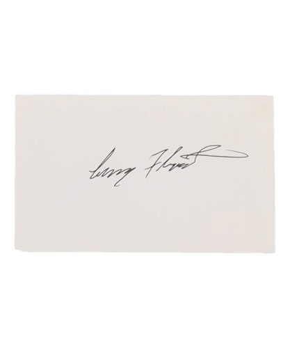Larry flynt signed index - larry,