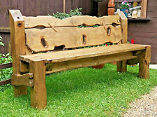 Rustic Garden Bench Handmade