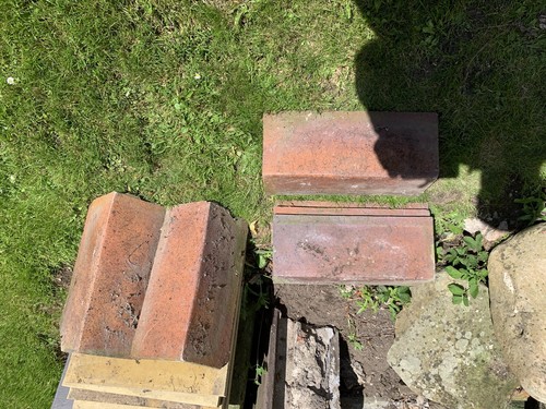 Mid brown ridge tiles - ,