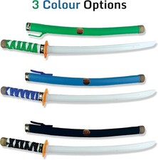 1x Kids Ninja Swords Reusable Toy Samurai Japanese Cosplay Fancy Dress Accessory