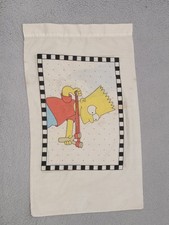 Vintage 1990 Simpsons Bart Marge Homer Pillowcases Set Cartoon Matt Groening Art