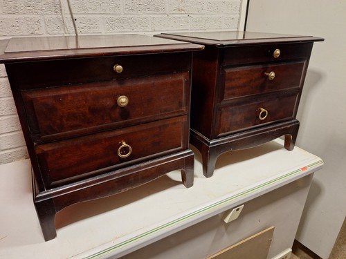 Stag minstrel bedside cabinets - minstrel,