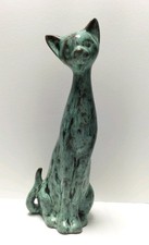 Vintage Long Neck Cat Ceramic