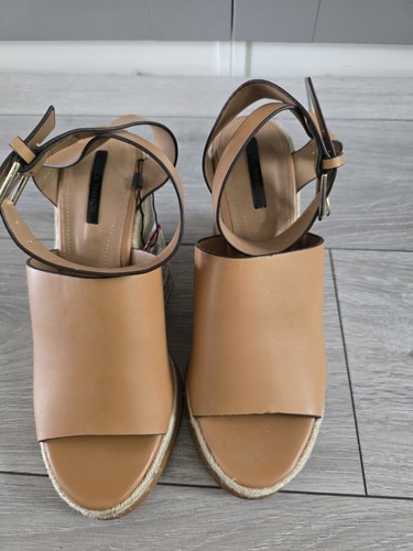 Zara trafaluc brown - brown, toe