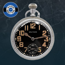 Waltham pocket watch c1940 - pocket, c1940's