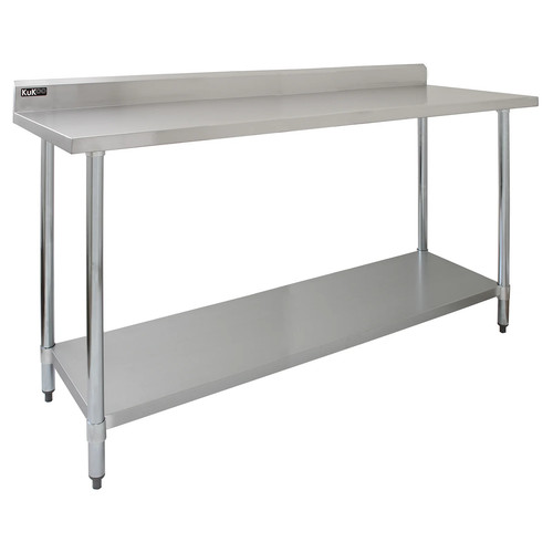 Commercial 6ft table stainless - table,