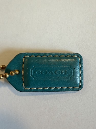 Mini coach hang - tag, teal