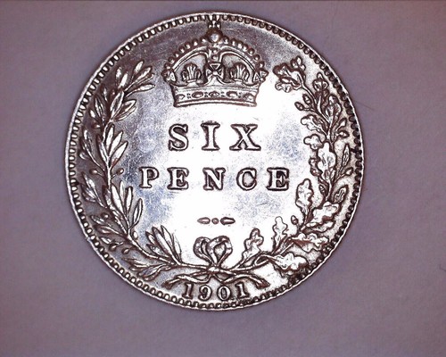 Victoria 1901 sixpence - ,
