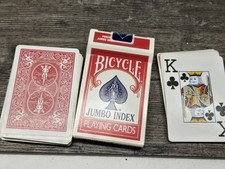 Vintage Big Box Red Playing