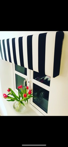 Black and white stripe - , padded