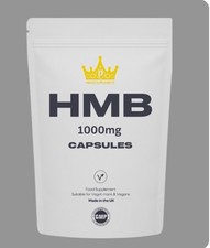 HMB CAPSULES 1000mg  AMINO ACIDS WORKOUT MUSCLE /WORKOUT VEGAN UK MADE BUY 3 GET