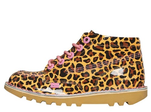 Kickers girls leopard print - kickers,