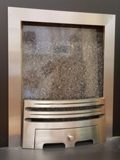 Replacement gas fire silver - replacement,