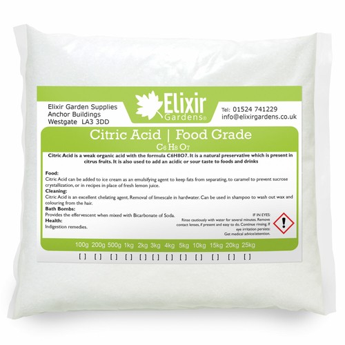 1kg anhydrous citric acid - citric,