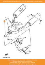 YAMAHA Gasket, Silencer
