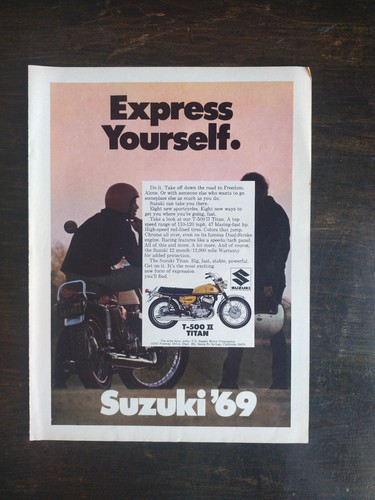 Vintage 1969 suzuki 500 - vintage, ii