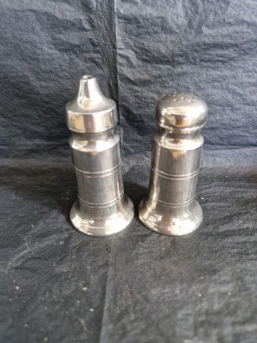 Vintage pewter salt - vintage, pepper