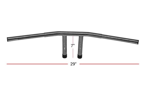 Handlebars chrome fit honda - 1",