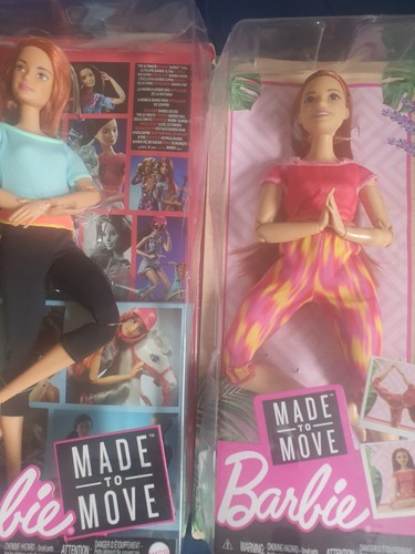 Barbie made move curvy red - made,