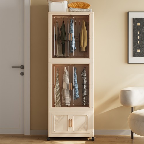 Plastic storage wardrobe - storage,