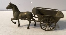 Brass Horse and Cart  figurine