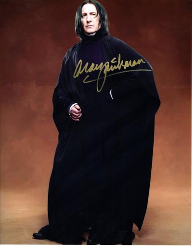 Alan rickman autographed - rickman,