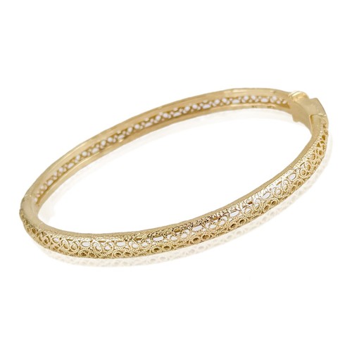 Filigree bangle bracelet - filigree,