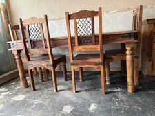 Solid Mango Wood Dining Table